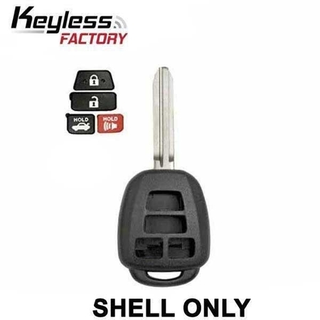 KEYLESSFACTORY :TOYOTA BDM / BEL RHK SHELL 4 BUTTON W/ Trunk RHS-TOY-1376-T